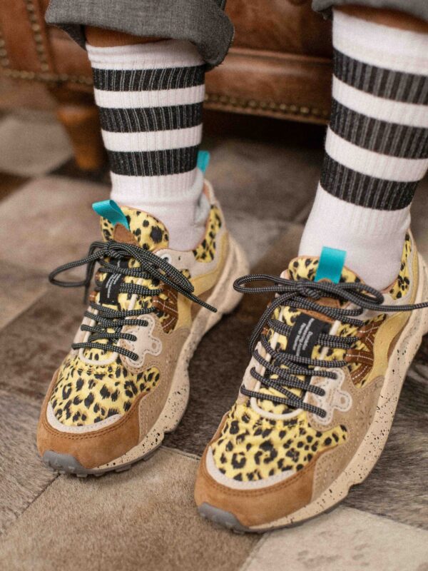 Bamba Mujer Flower Mountain YAMANO Leopardo