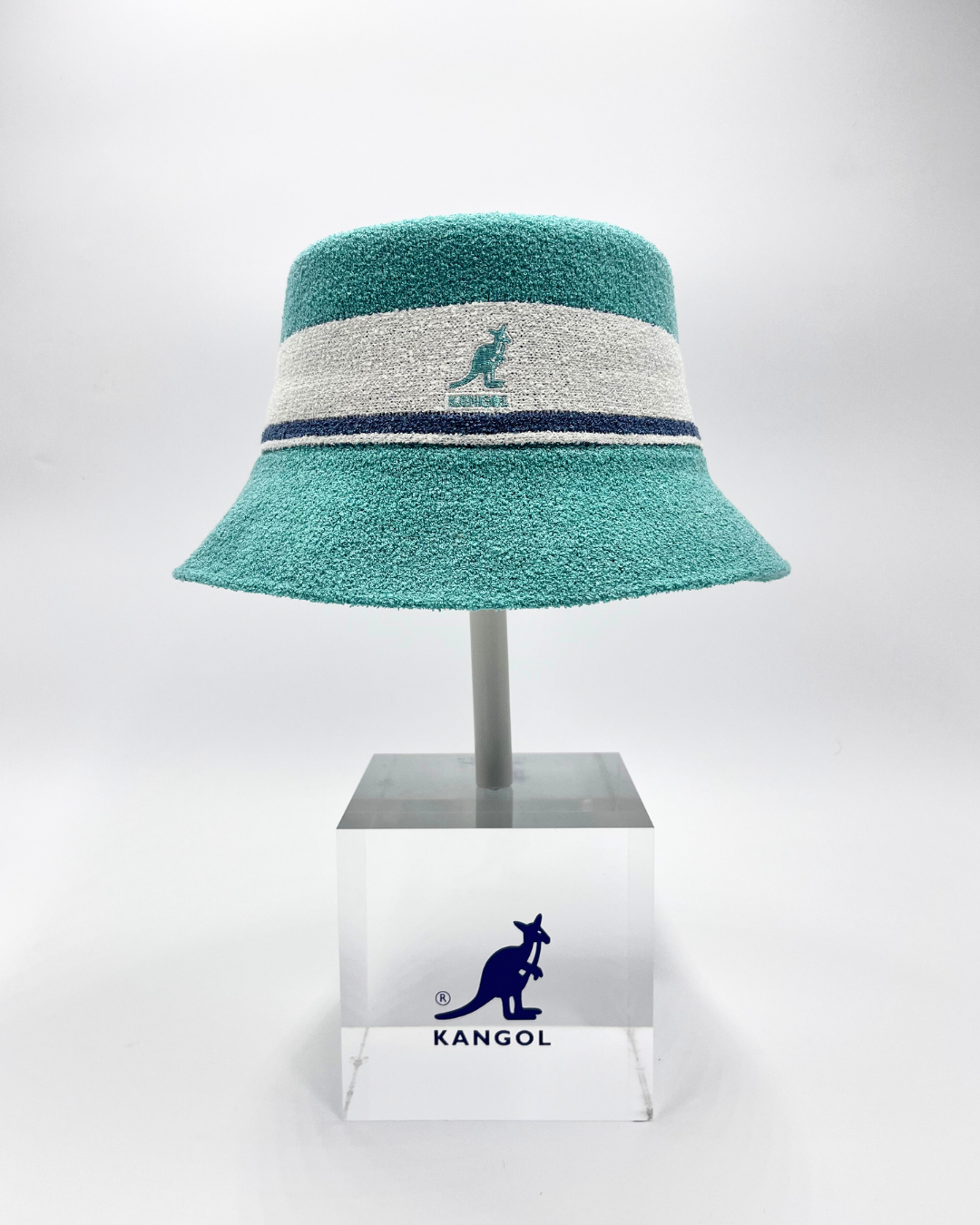 Kangol Bucket Hat Bermuda Stripe Aqua - Imagen 2