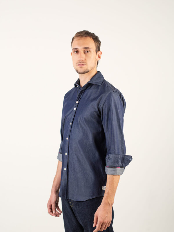 Ver detalles de la Camisa Bjovuit Cerdanya Talla M en color azul