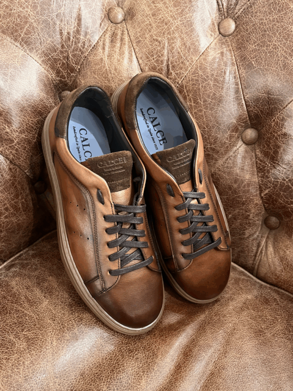 Sneaker Calce Marrón Chocolate