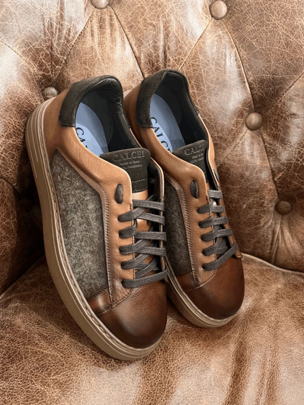 Sneaker Calce Marrón wool