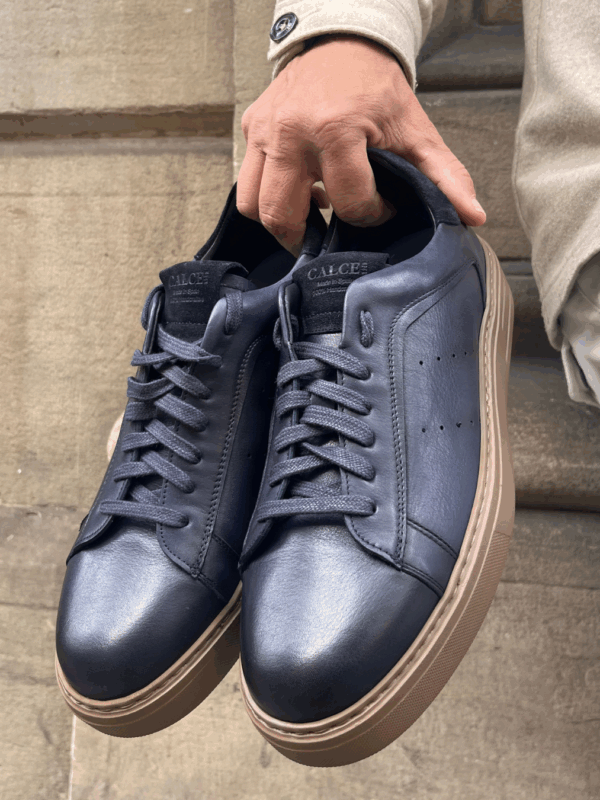 Sneaker Calce Washer Blue