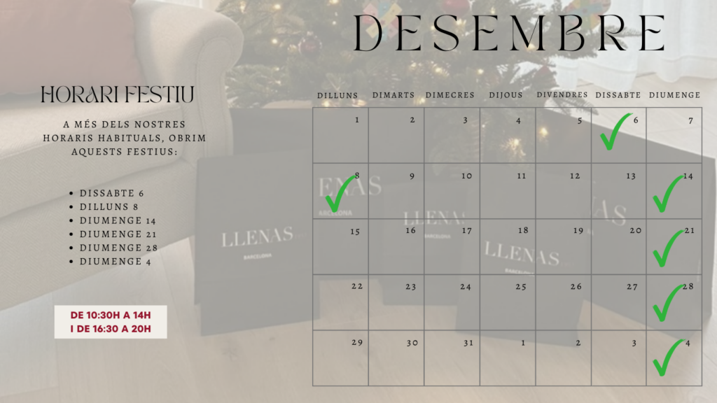 Llenas store shop 1953 roba per home i dona. Multimarca botiga barcelona nadal regals