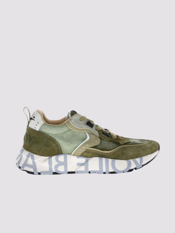 Sneaker Voile Blanche Verde
