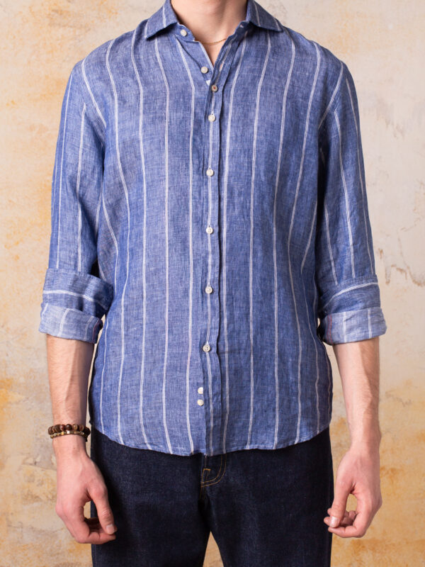 Camisa Bjovuit Lino Formentera 09 Rayas