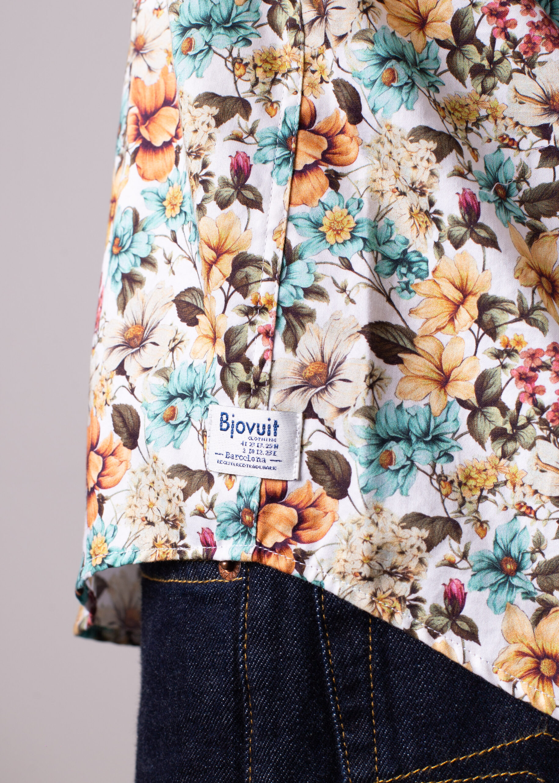 Camisa Bjovuit Formentera 04 Floral - Imagen 4