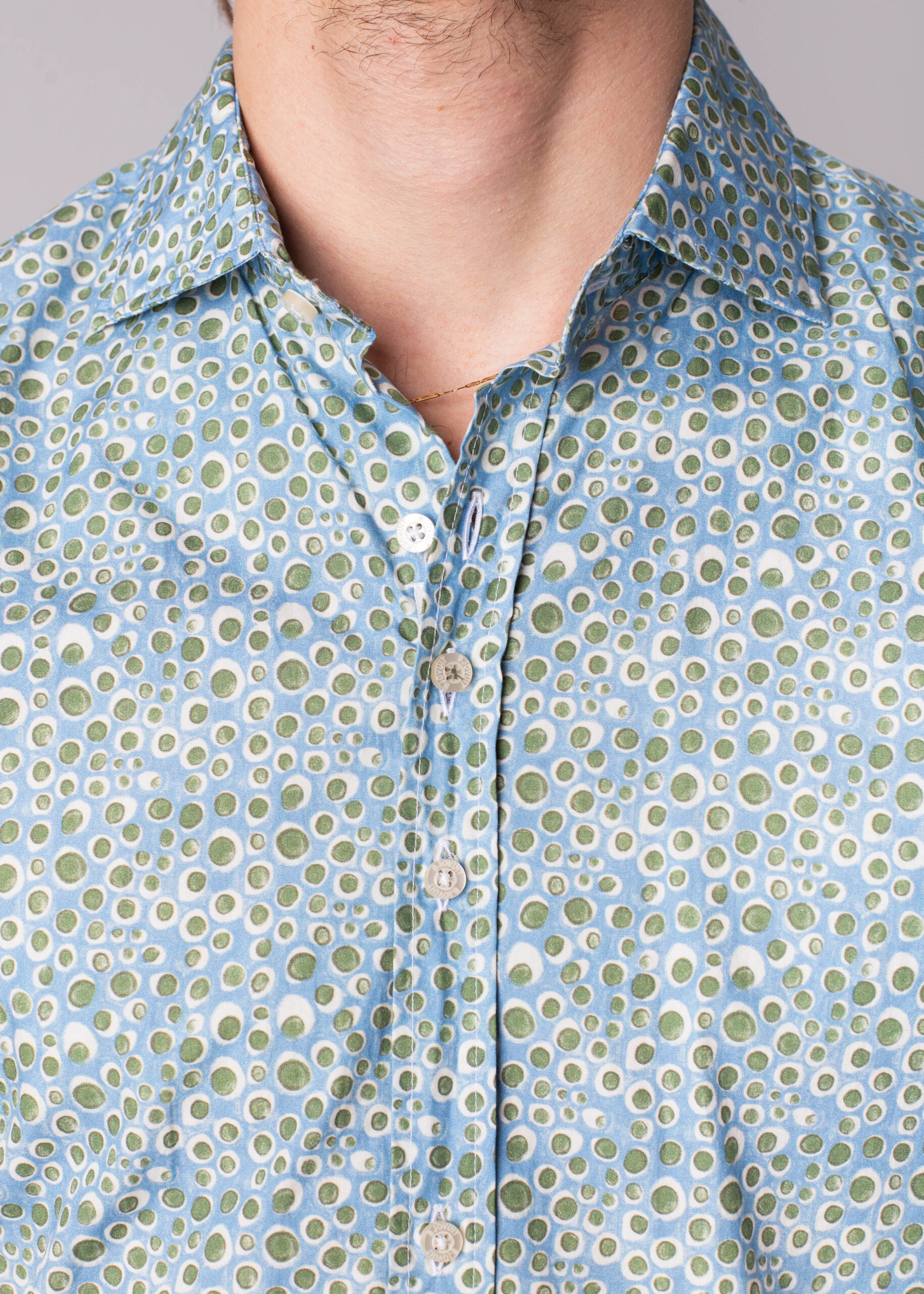 Camisa Bjovuit Blanes 06 mini dibujo - Imagen 2