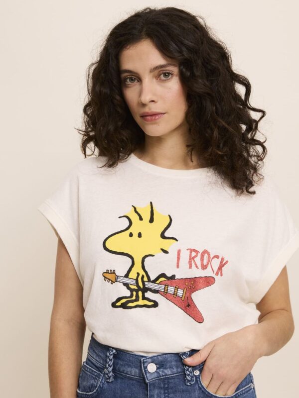 camiseta Snoopy Woodstock mujer