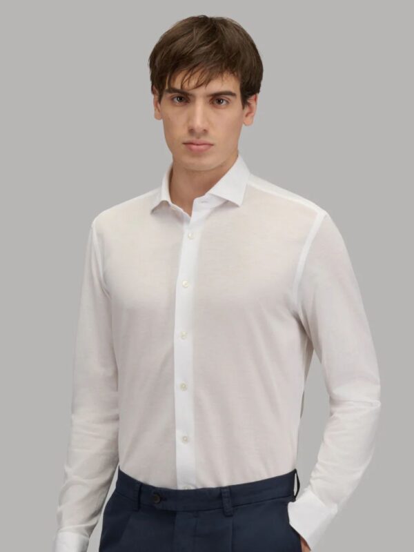 Camisa Xacus knitted Blanca