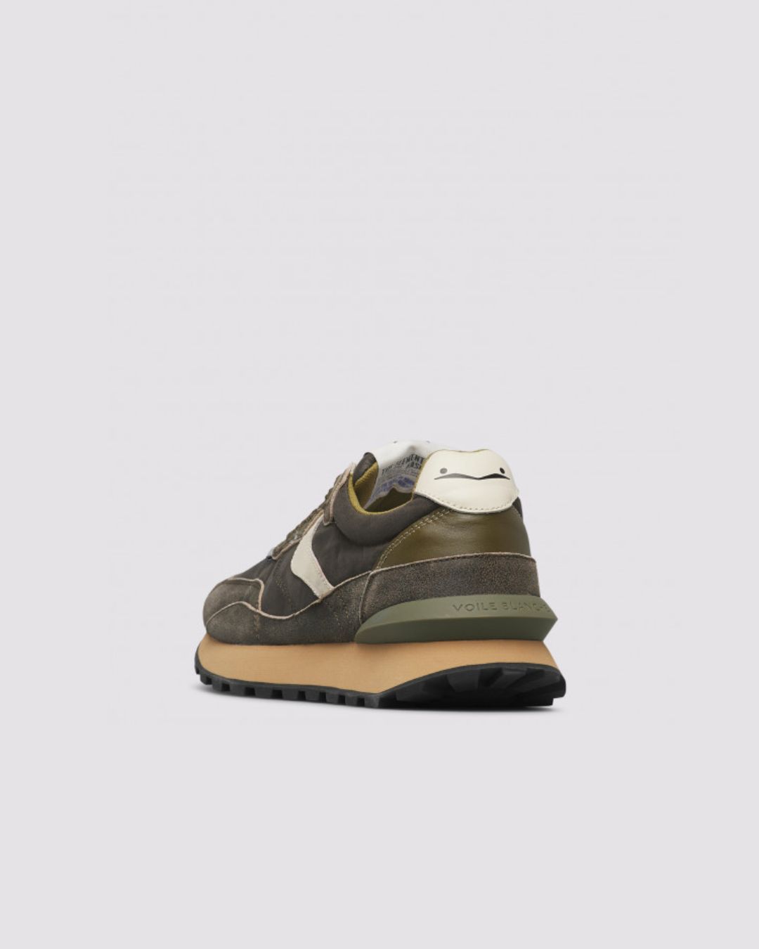 Sneaker Voile Blanche Qwark Khaki - Imagen 5