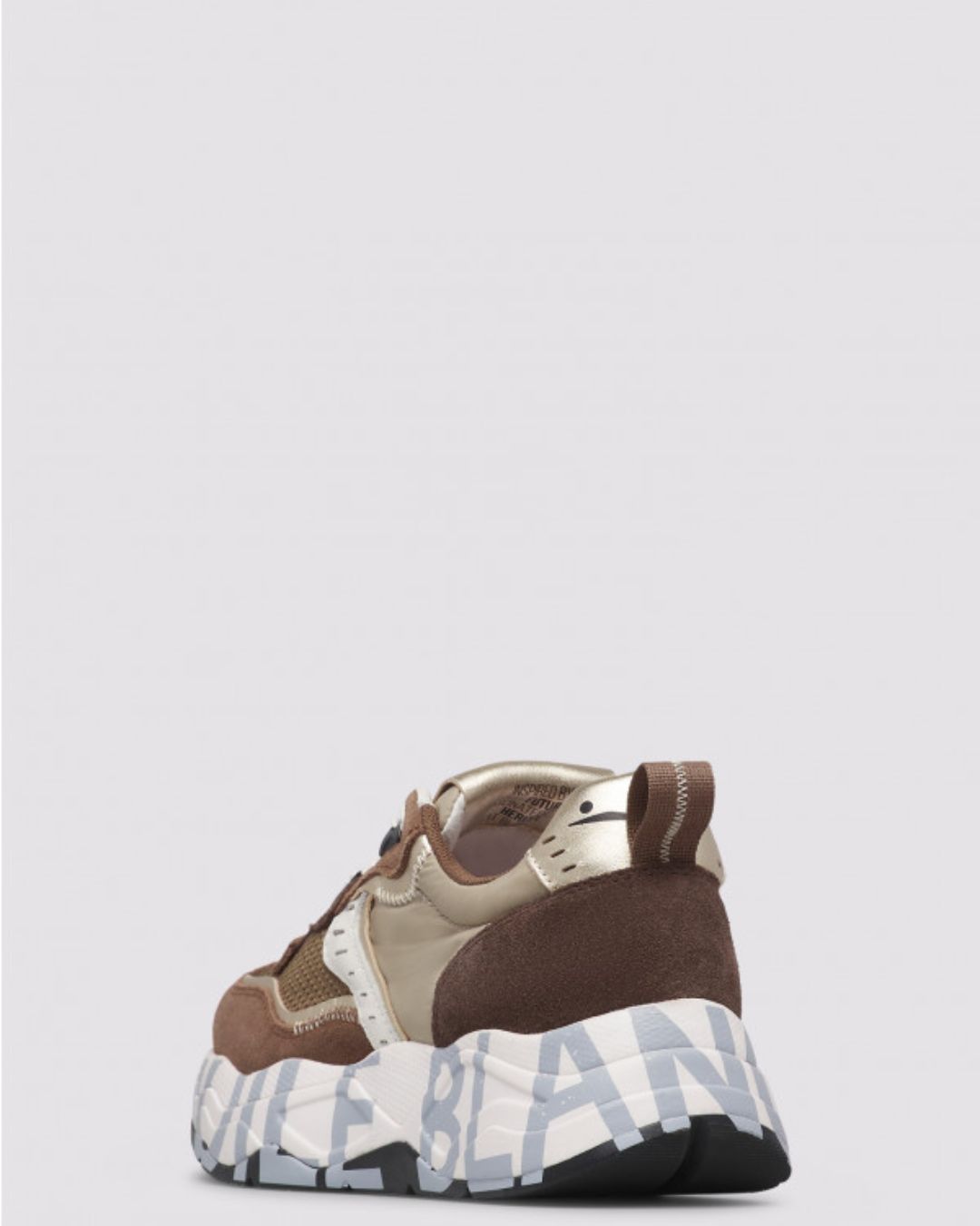 Sneaker Voile Blanche Club105 – Mujer Marrón / Beige - Imagen 6