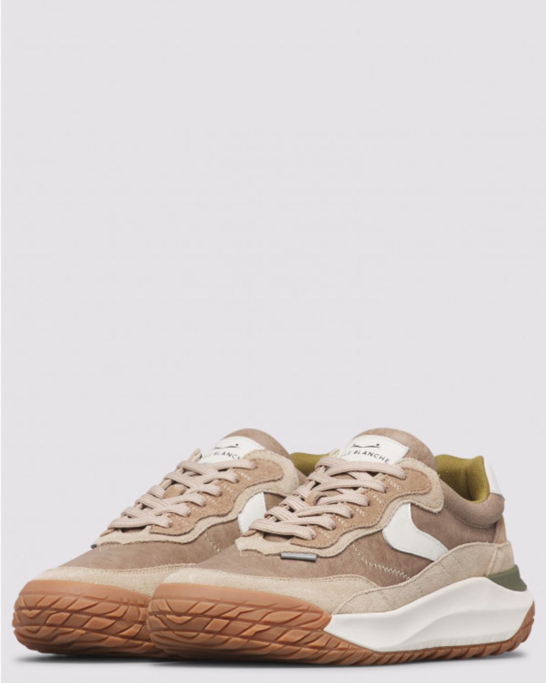 Sneaker CLUB ACT – Hombre Beige / Gris - Imagen 2