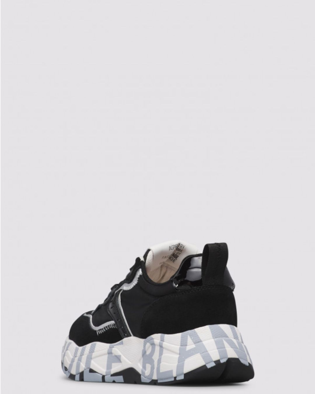 Sneaker Voile Blanche Club105 – Mujer Negro / Plata - Imagen 4