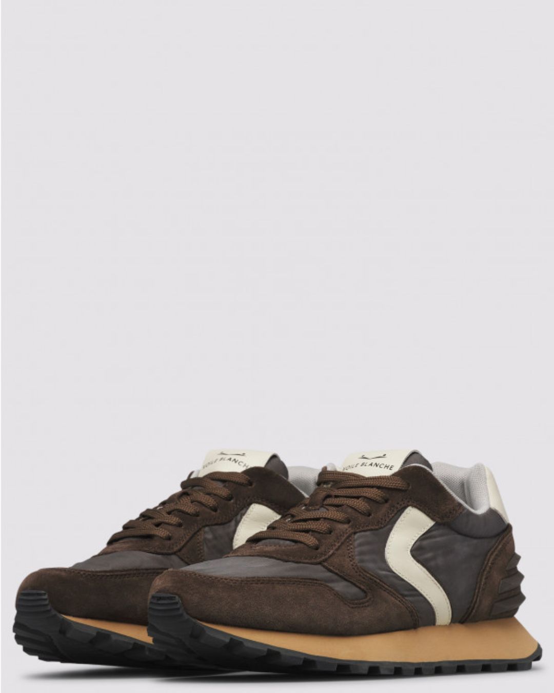 Sneaker Voile Blanche Paris Marrón / Blanco - Imagen 3