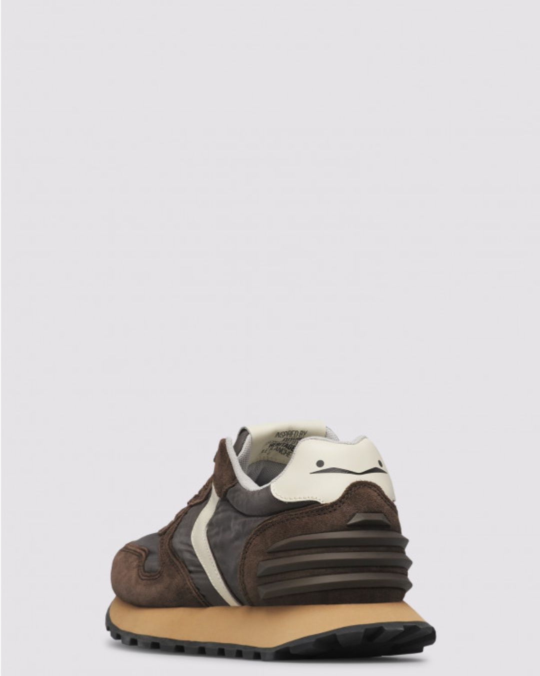 Sneaker Voile Blanche Paris Power Marrón y Blanco para hombre, vista lateral
