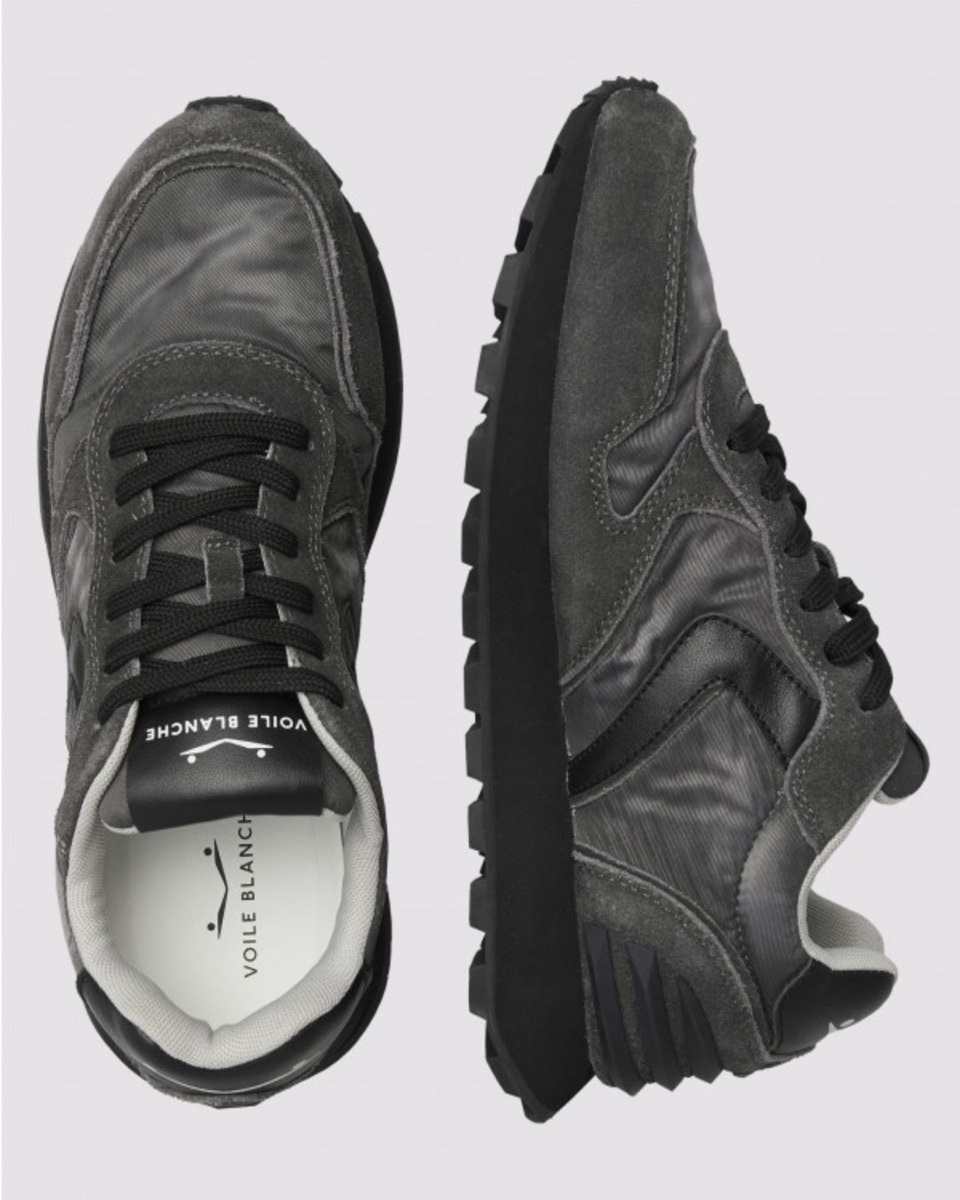 Sneaker Voile Blanche Paris Power – Hombre Gris / Negro - Imagen 4