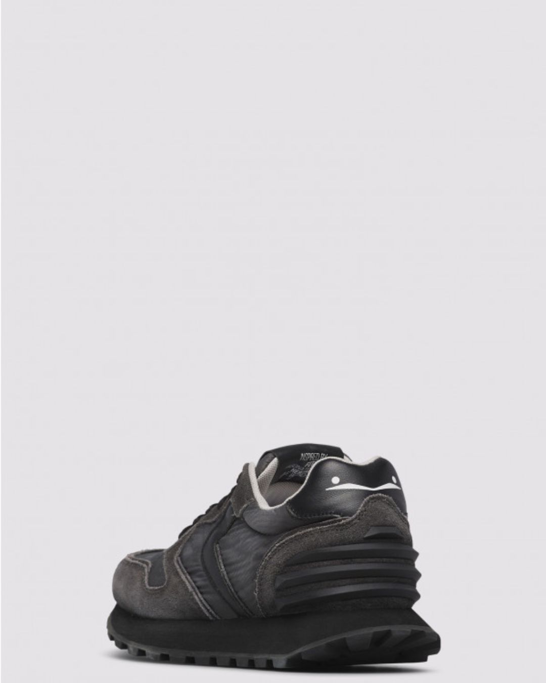 Sneaker Voile Blanche Paris Power Gris Negro
