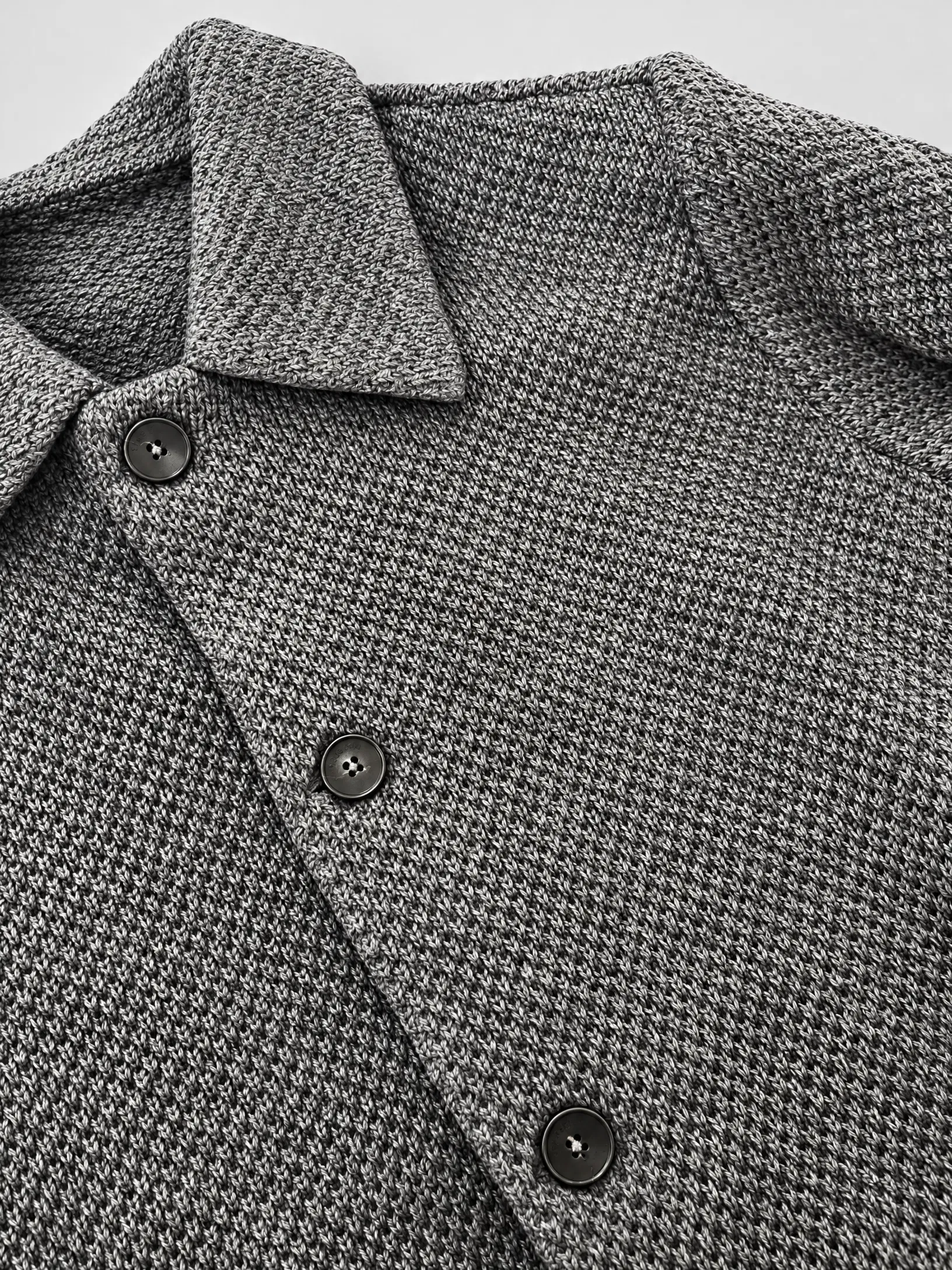 Sobrecamisa de punto Paoloni gris - Imagen 3