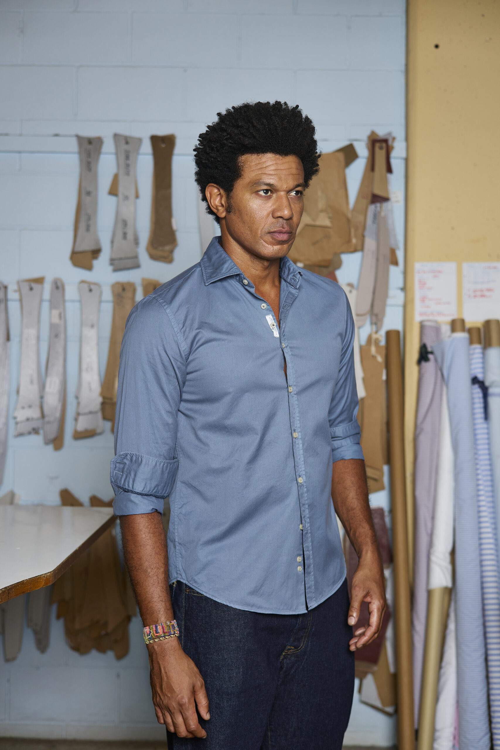 Camisa Bjovuit Cadaqués 03 Azul - Imagen 2
