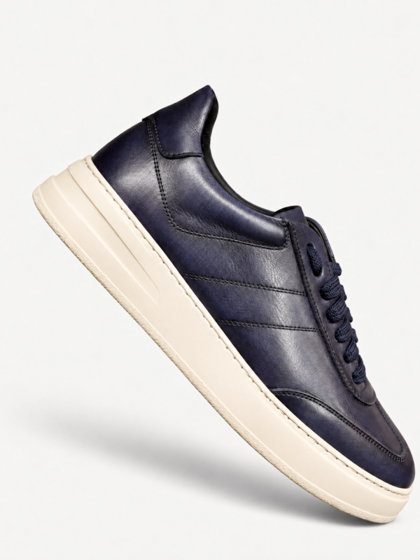 Sneaker Calce Navy leather