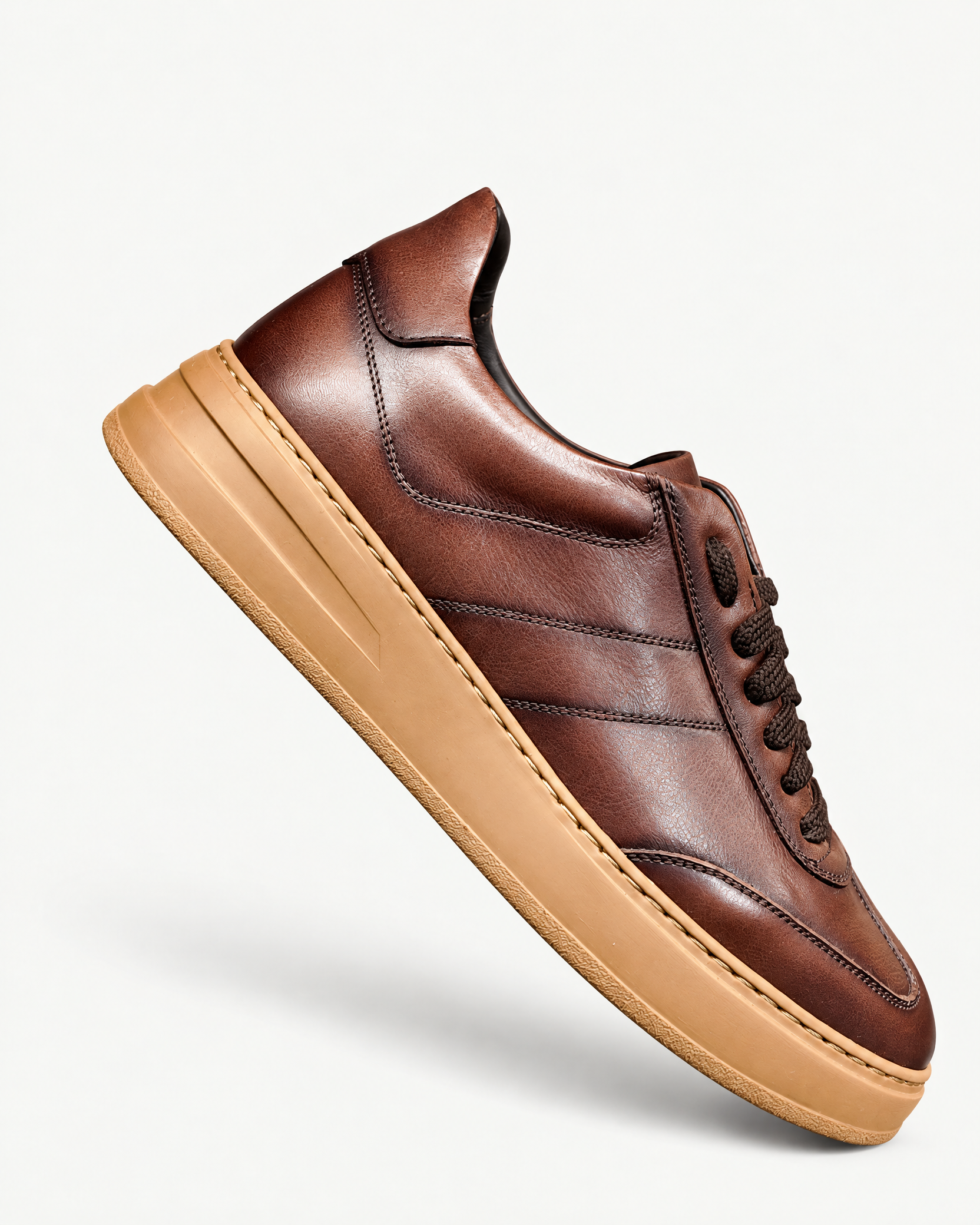 Sneaker Calce brown leather