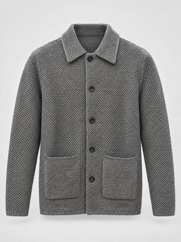 Wool Blend Knit · Patch Pockets